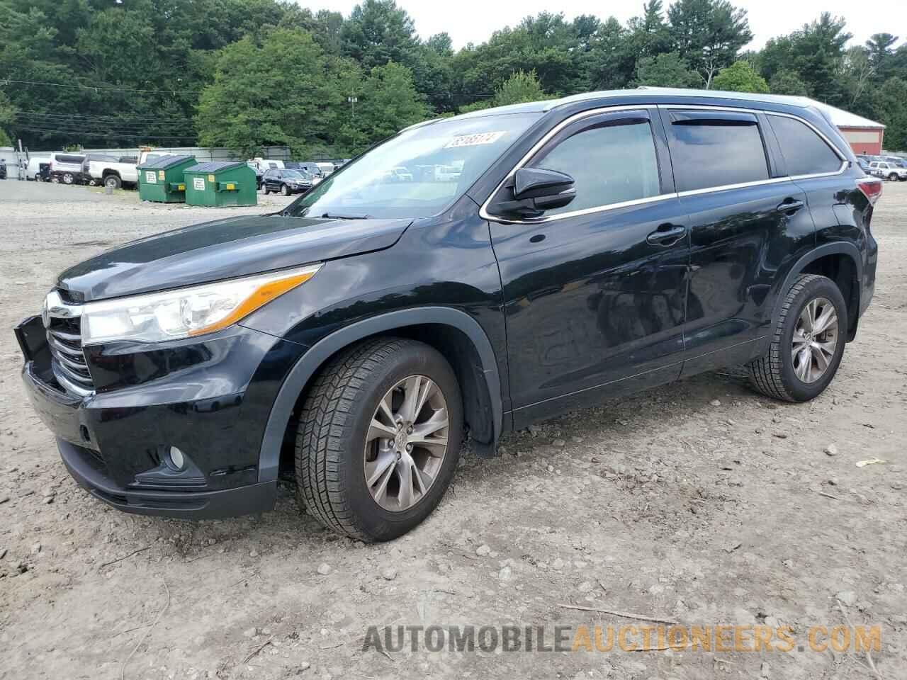 5TDJKRFH0FS208661 TOYOTA HIGHLANDER 2015