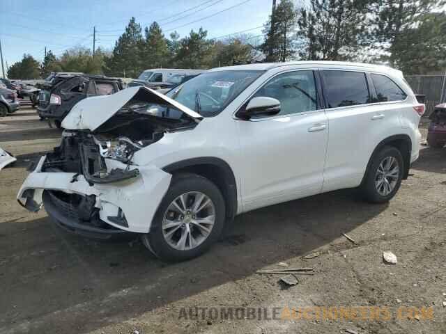 5TDJKRFH0FS221331 TOYOTA HIGHLANDER 2015