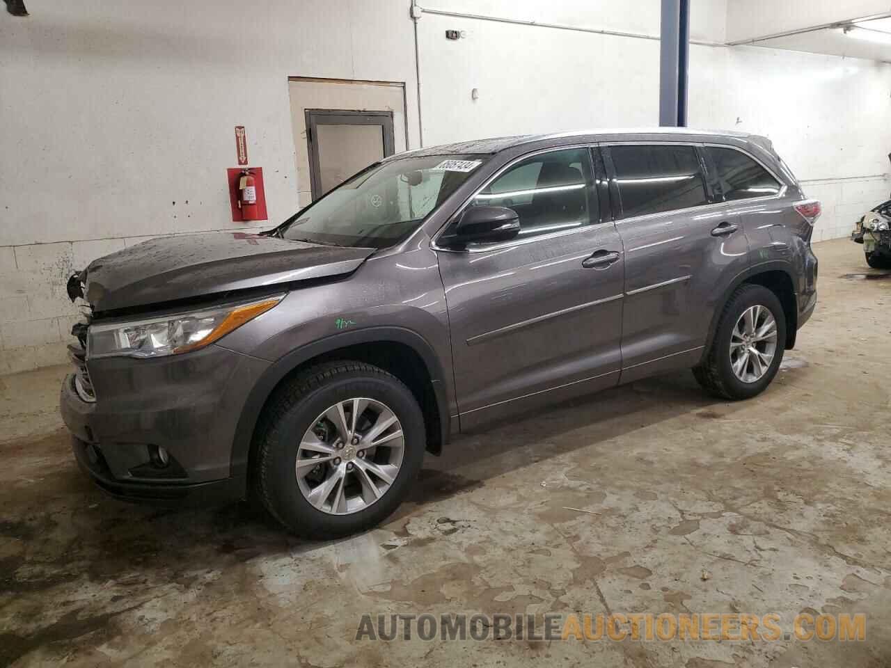 5TDJKRFH0FS223175 TOYOTA HIGHLANDER 2015