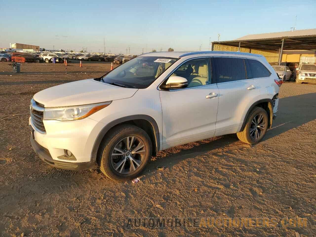 5TDJKRFH0GS237031 TOYOTA HIGHLANDER 2016