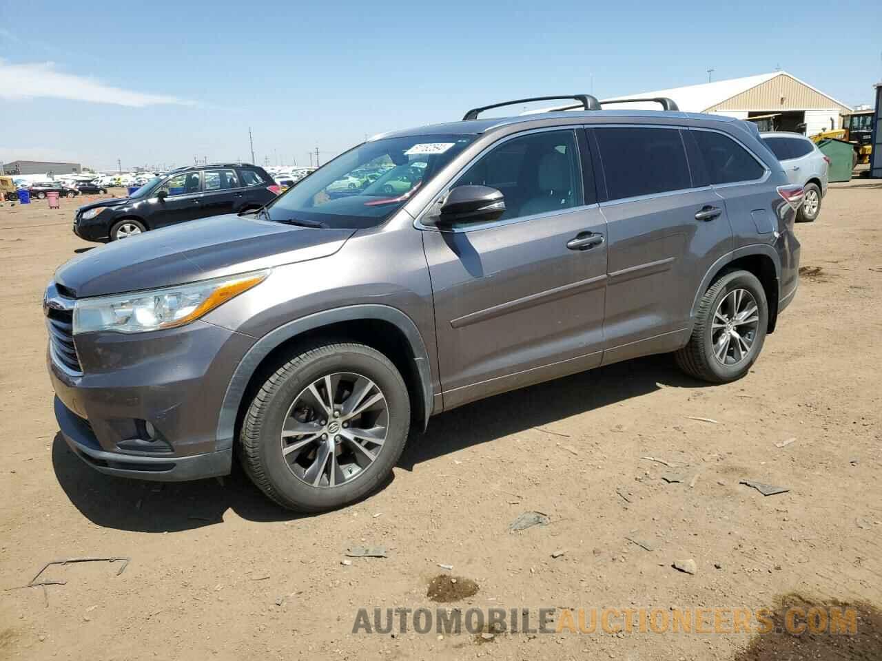 5TDJKRFH0GS240771 TOYOTA HIGHLANDER 2016