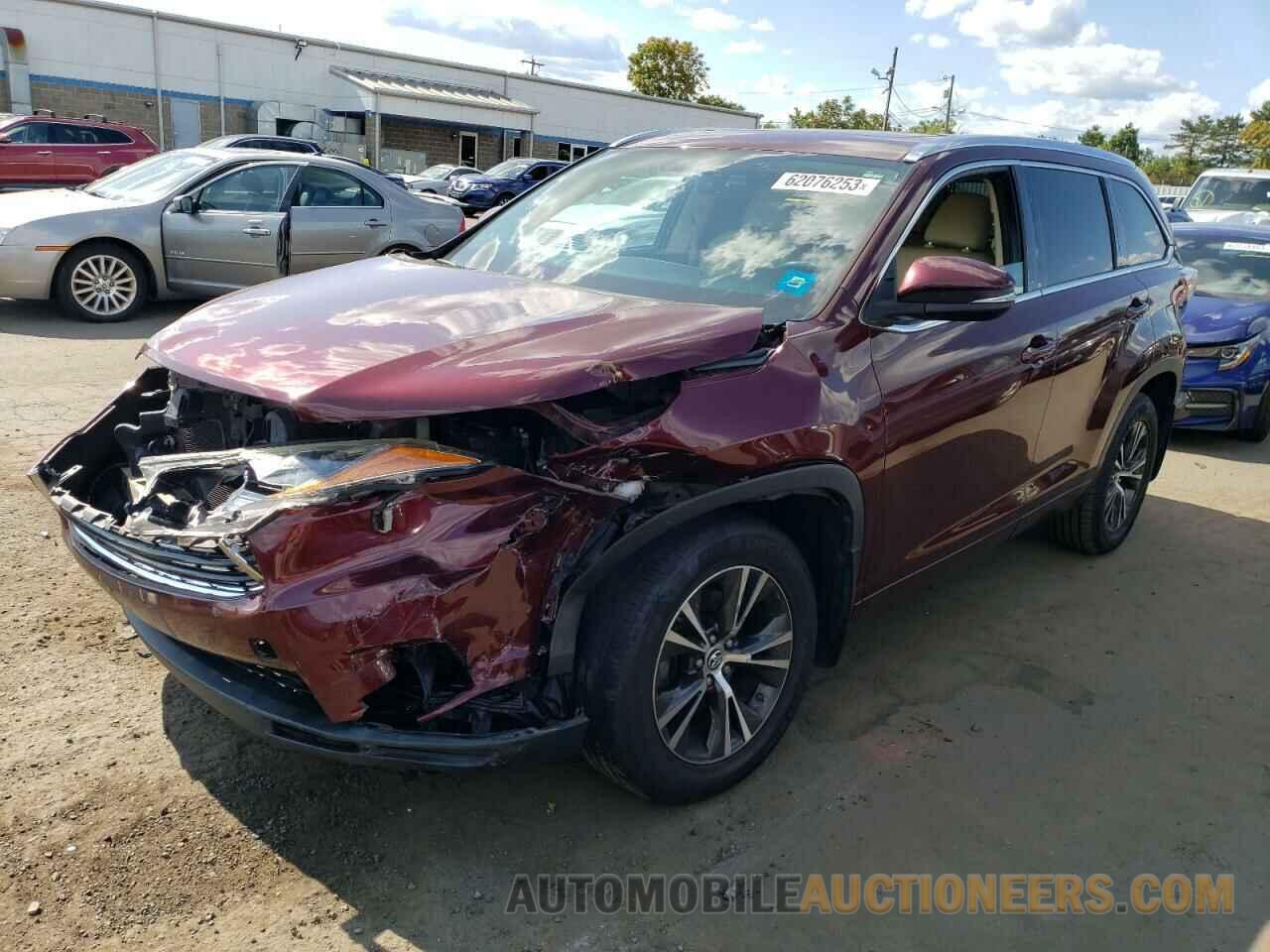 5TDJKRFH0GS241810 TOYOTA HIGHLANDER 2016