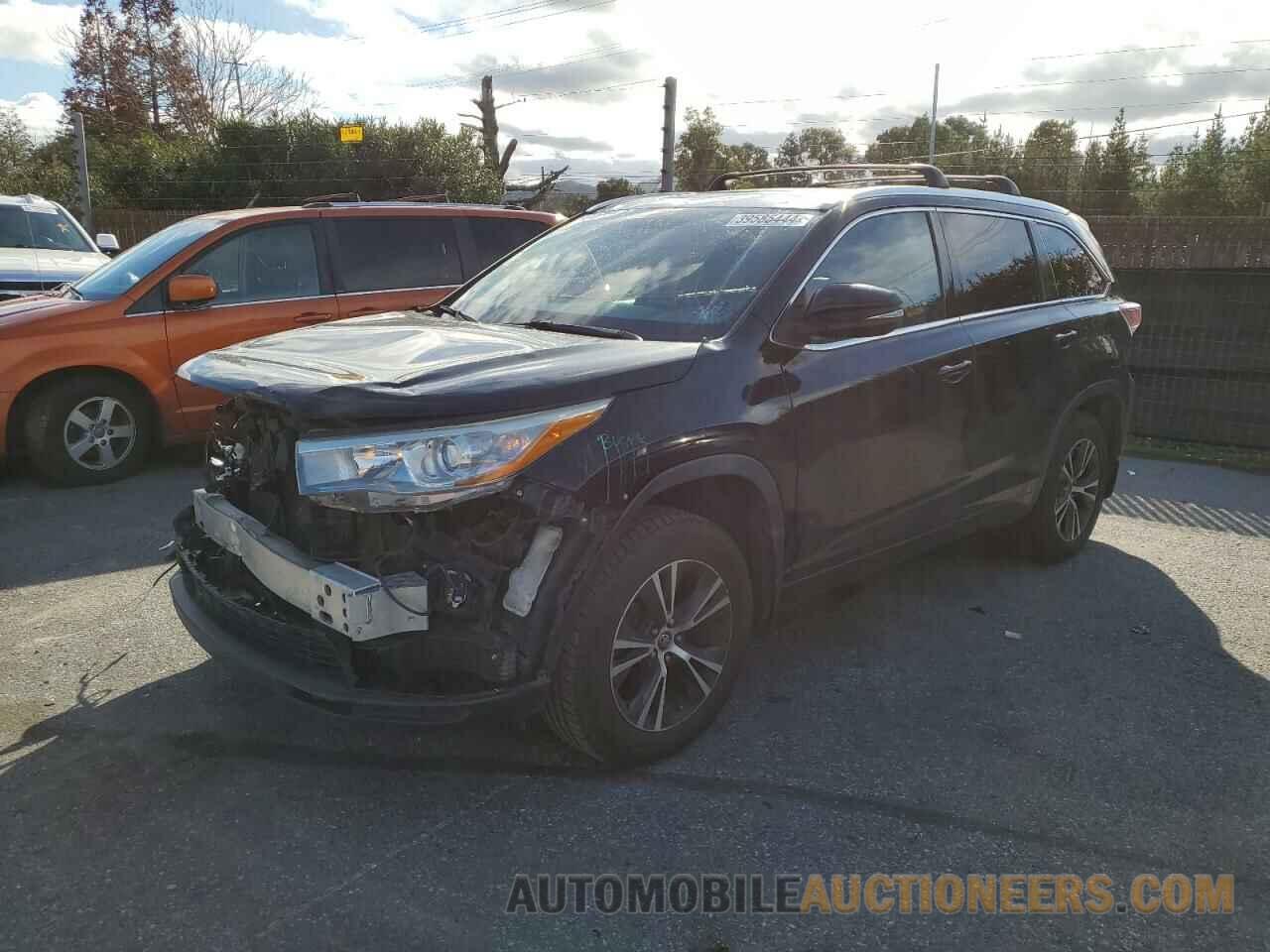 5TDJKRFH0GS243539 TOYOTA HIGHLANDER 2016