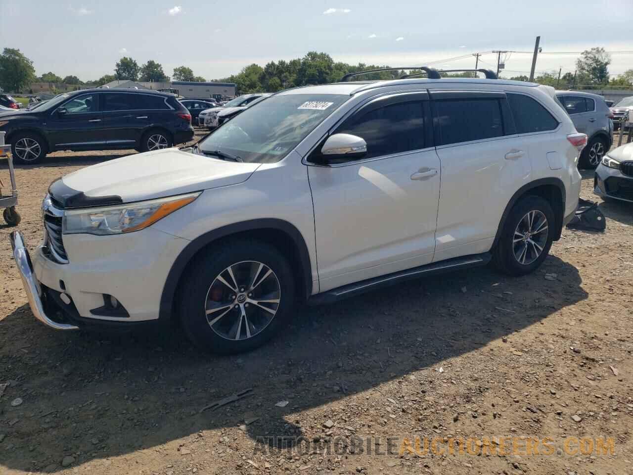 5TDJKRFH0GS248823 TOYOTA HIGHLANDER 2016