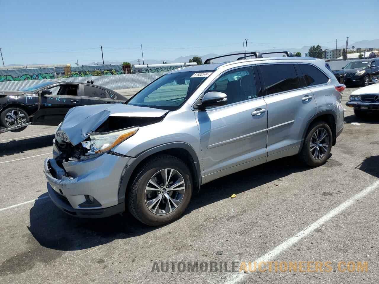 5TDJKRFH0GS258624 TOYOTA HIGHLANDER 2016