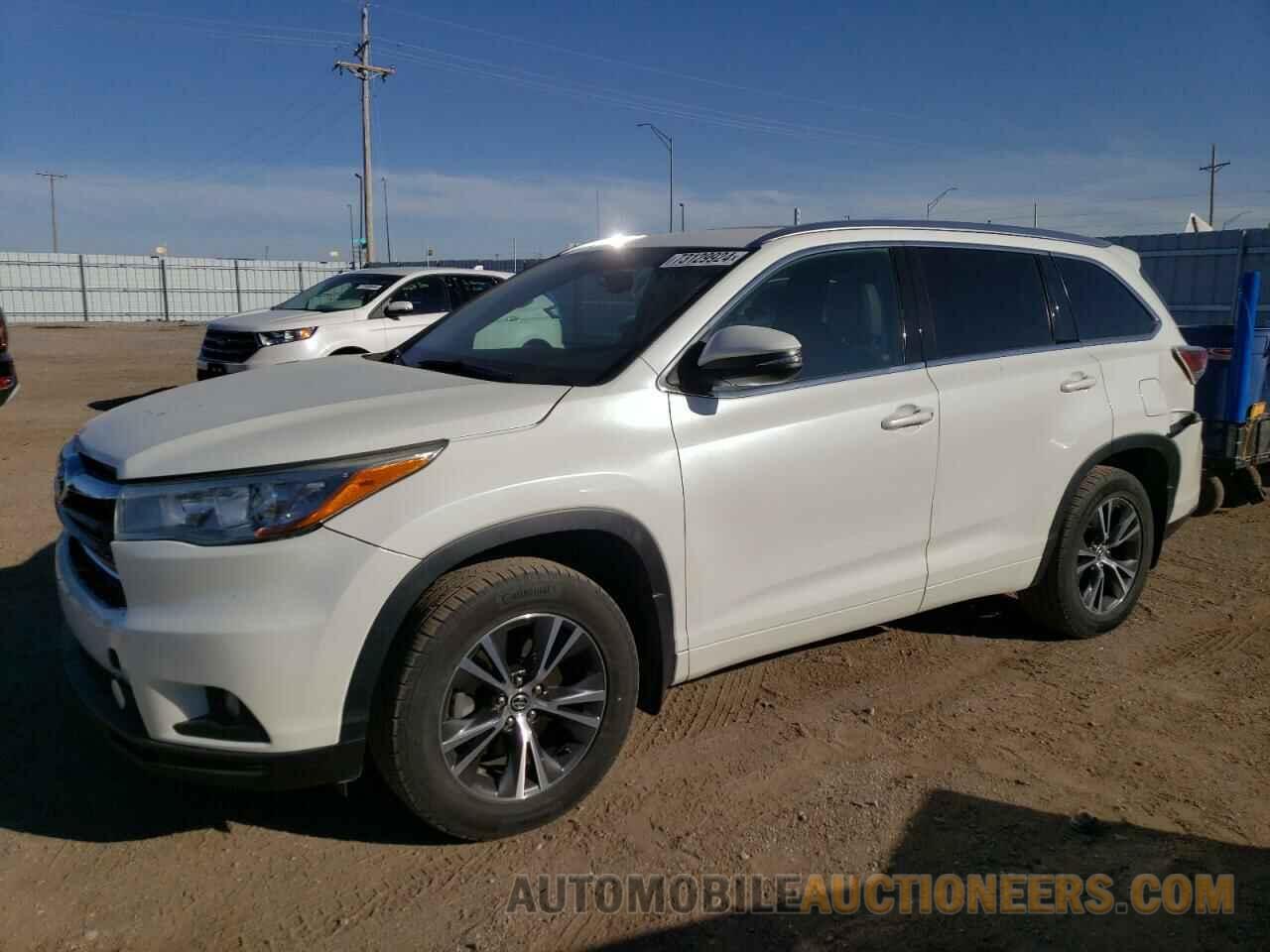 5TDJKRFH0GS307904 TOYOTA HIGHLANDER 2016