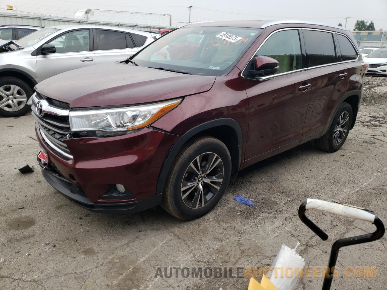 5TDJKRFH0GS324279 TOYOTA HIGHLANDER 2016