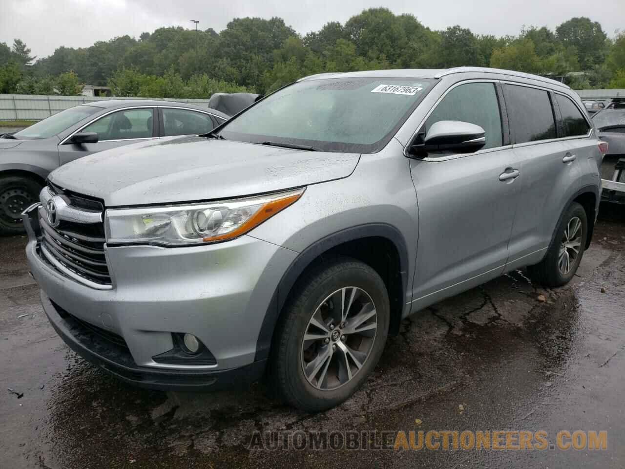 5TDJKRFH0GS328445 TOYOTA HIGHLANDER 2016