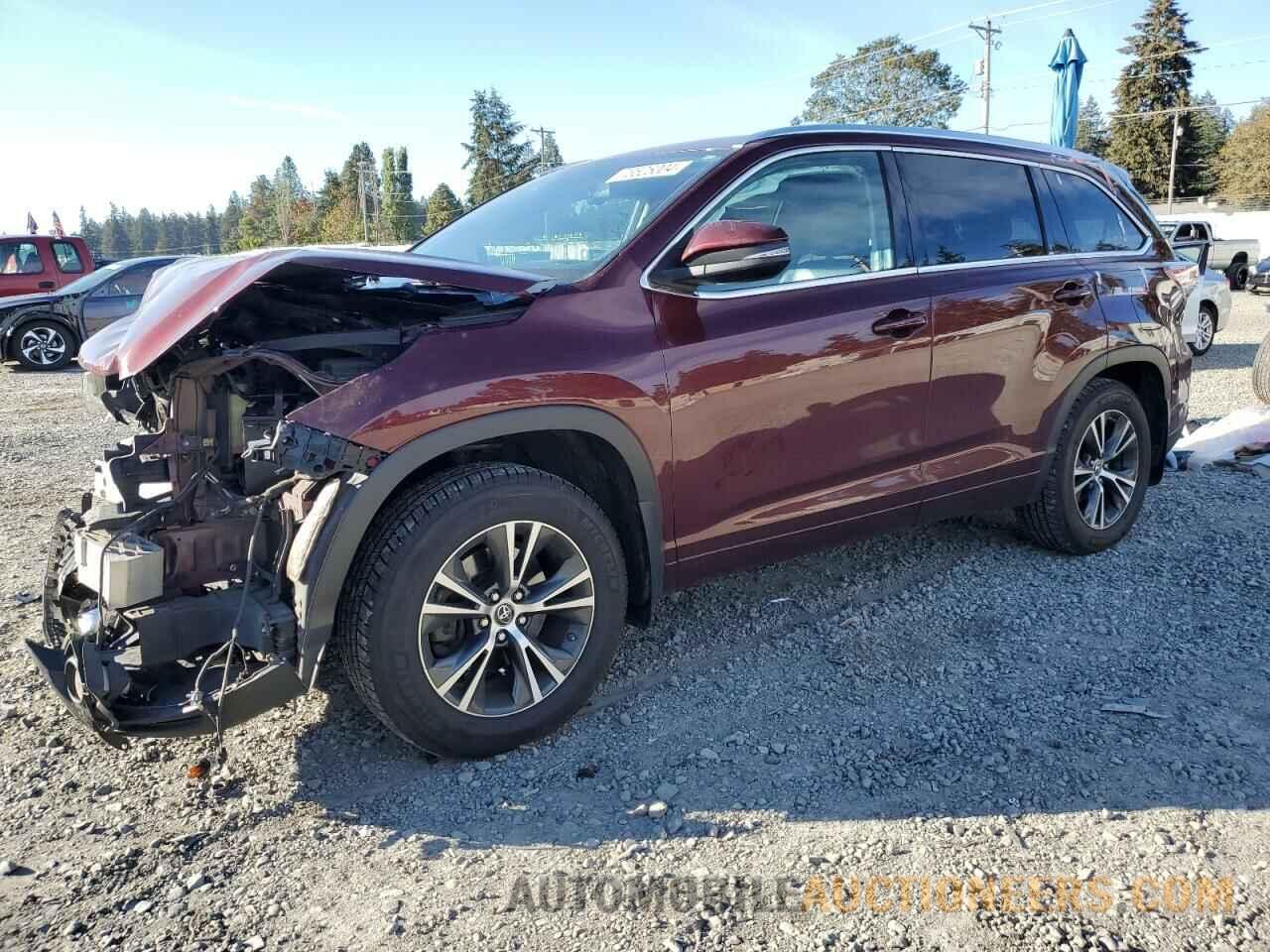 5TDJKRFH0GS342488 TOYOTA HIGHLANDER 2016