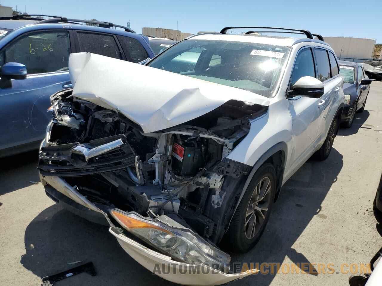 5TDJKRFH0GS343821 TOYOTA HIGHLANDER 2016