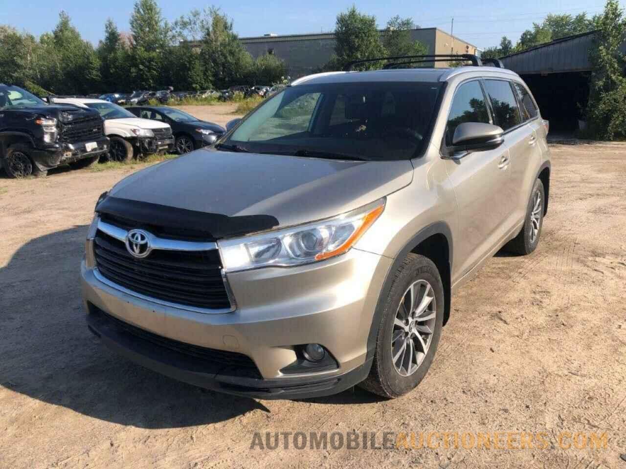 5TDJKRFH0GS501381 TOYOTA HIGHLANDER 2016