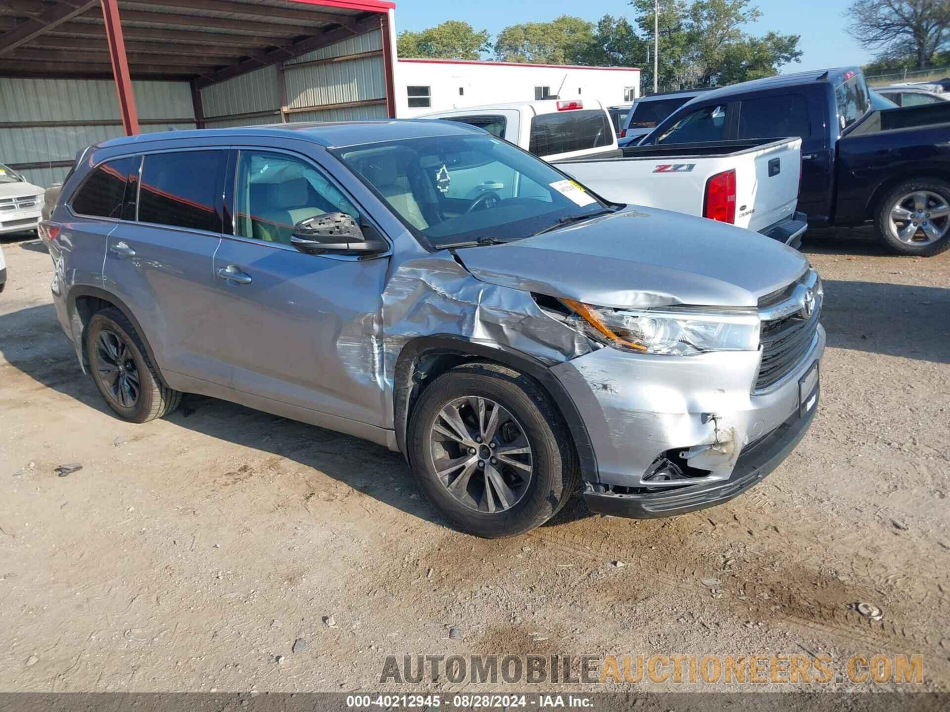 5TDJKRFH0GS504751 TOYOTA HIGHLANDER 2016