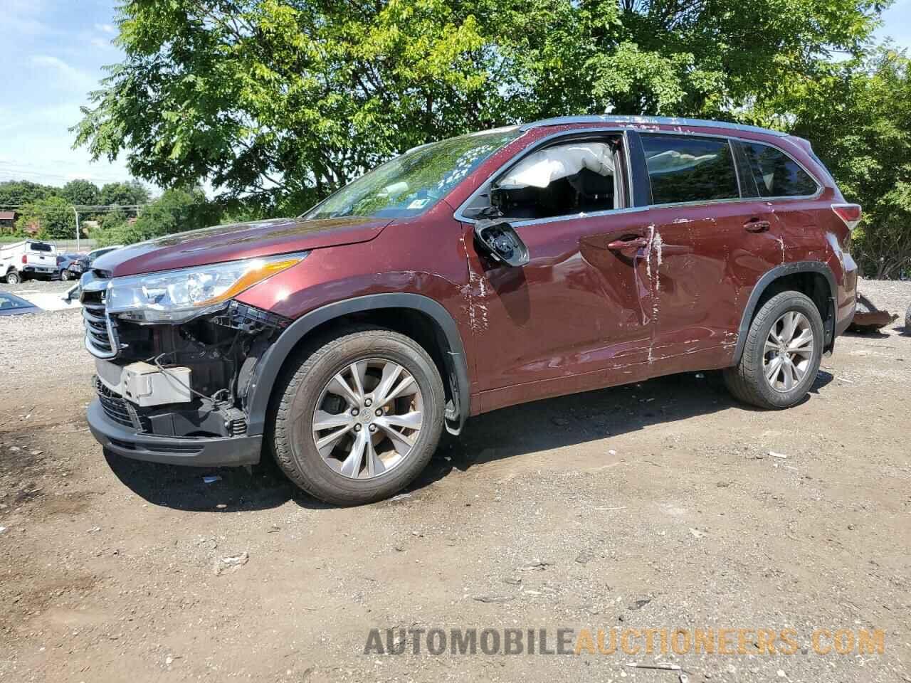 5TDJKRFH1FS103224 TOYOTA HIGHLANDER 2015