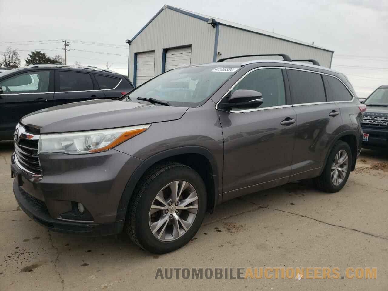 5TDJKRFH1FS108391 TOYOTA HIGHLANDER 2015