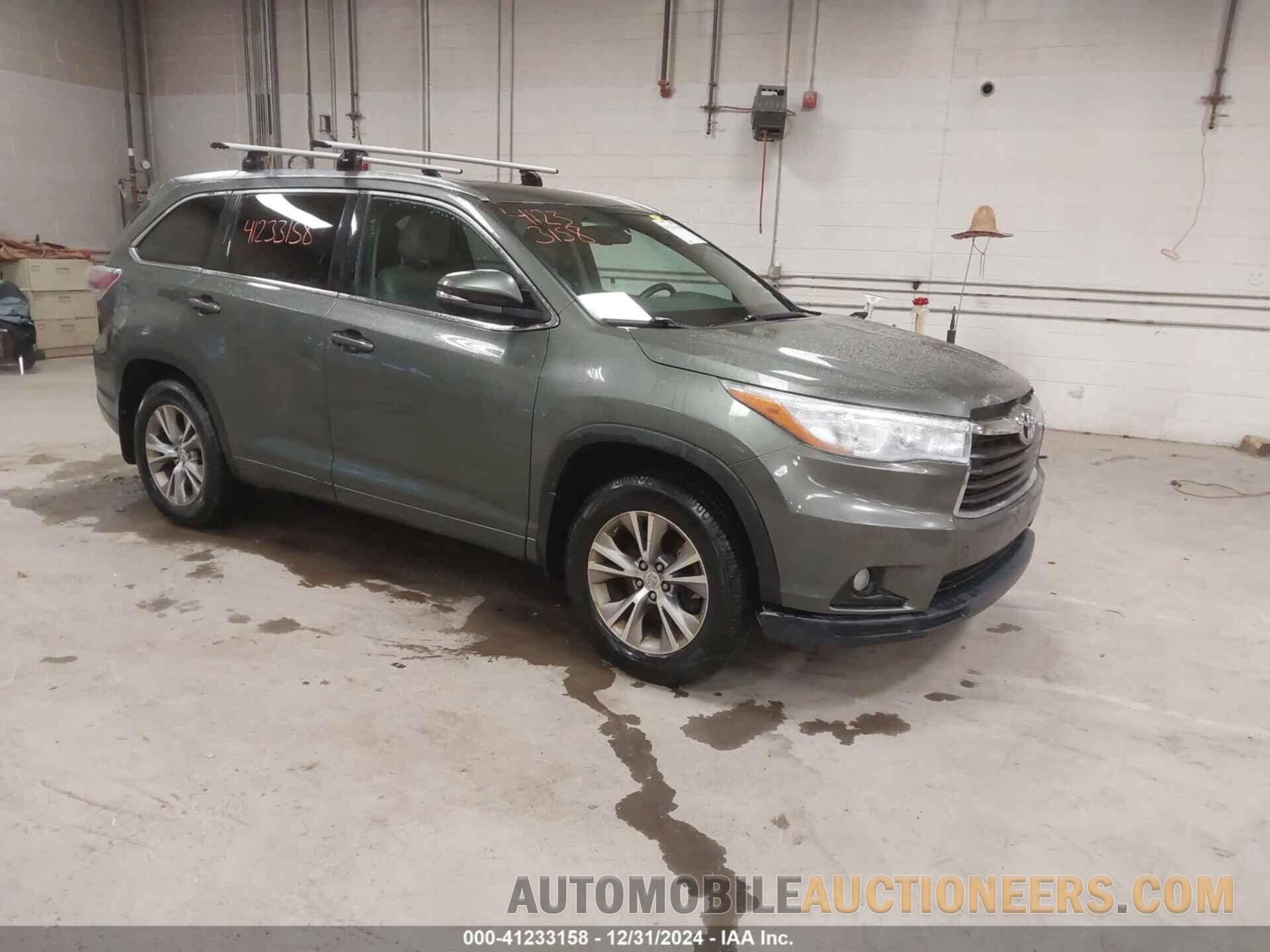 5TDJKRFH1FS126003 TOYOTA HIGHLANDER 2015