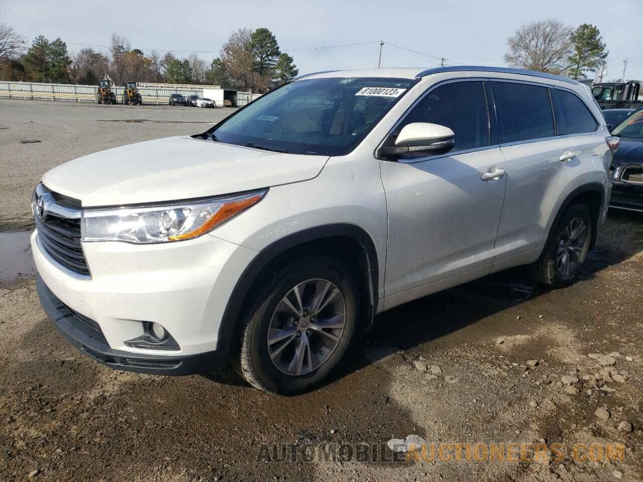 5TDJKRFH1FS127118 TOYOTA HIGHLANDER 2015