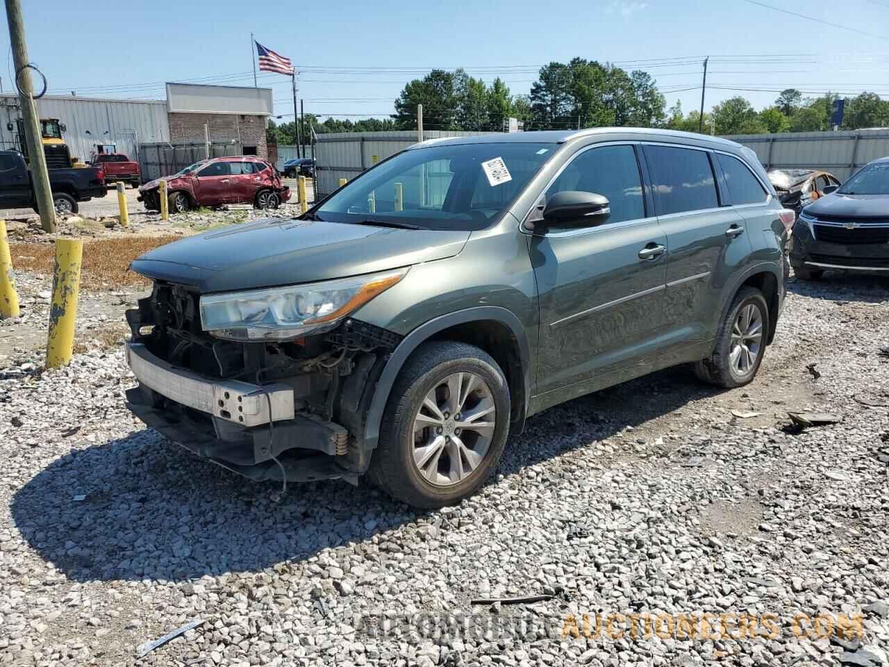 5TDJKRFH1FS135350 TOYOTA HIGHLANDER 2015