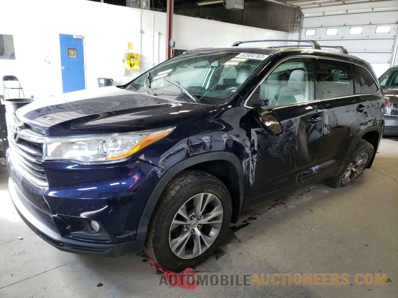 5TDJKRFH1FS143982 TOYOTA HIGHLANDER 2015