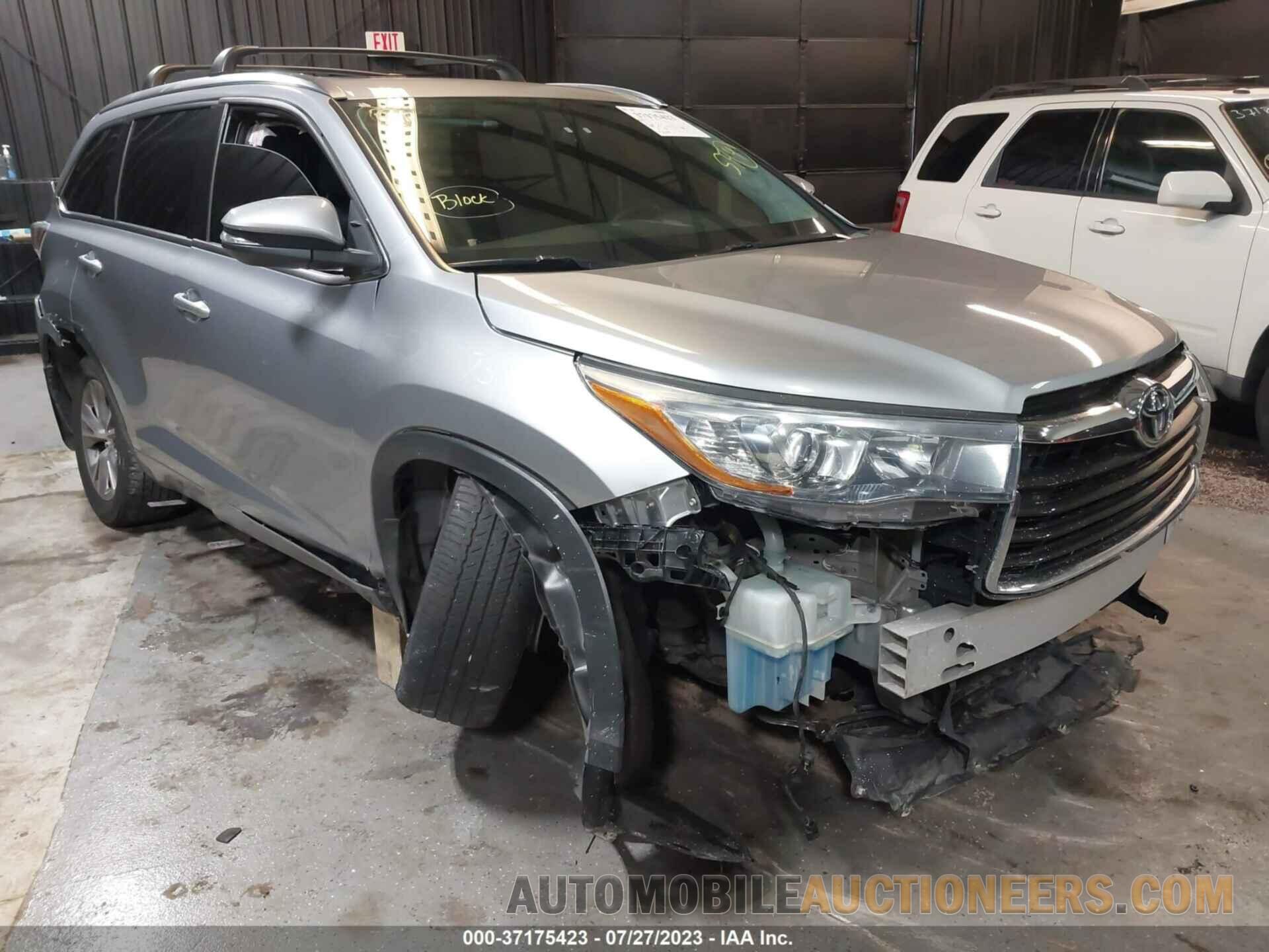 5TDJKRFH1FS146705 TOYOTA HIGHLANDER 2015