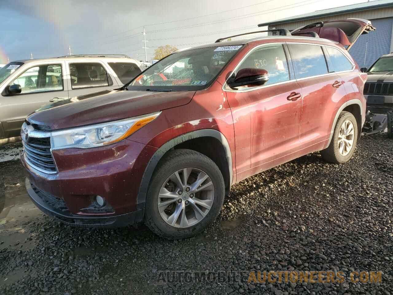 5TDJKRFH1FS155162 TOYOTA HIGHLANDER 2015