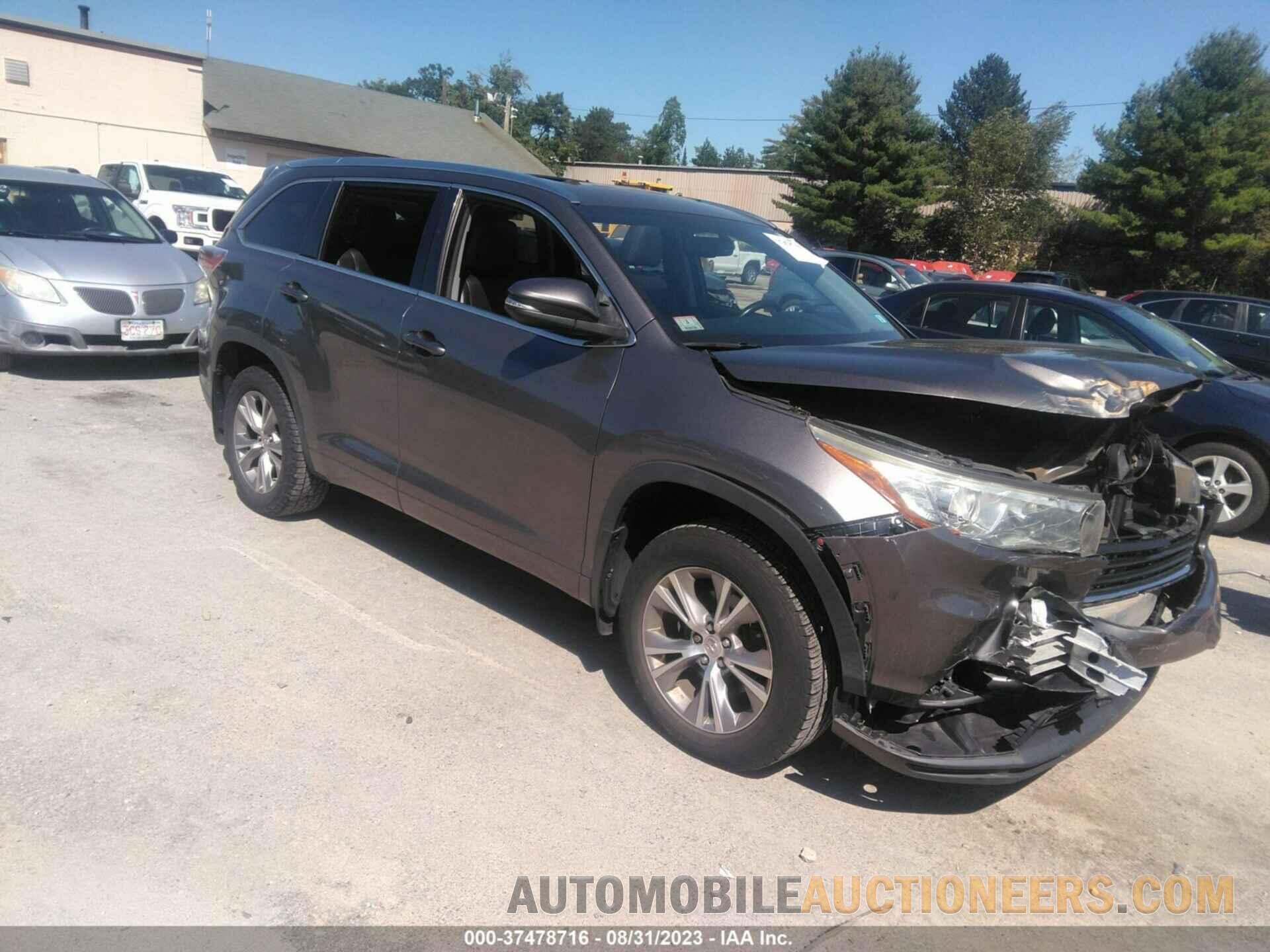 5TDJKRFH1FS177193 TOYOTA HIGHLANDER 2015