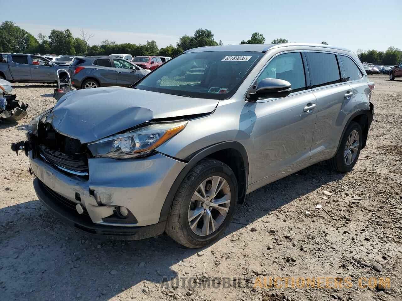 5TDJKRFH1FS188890 TOYOTA HIGHLANDER 2015