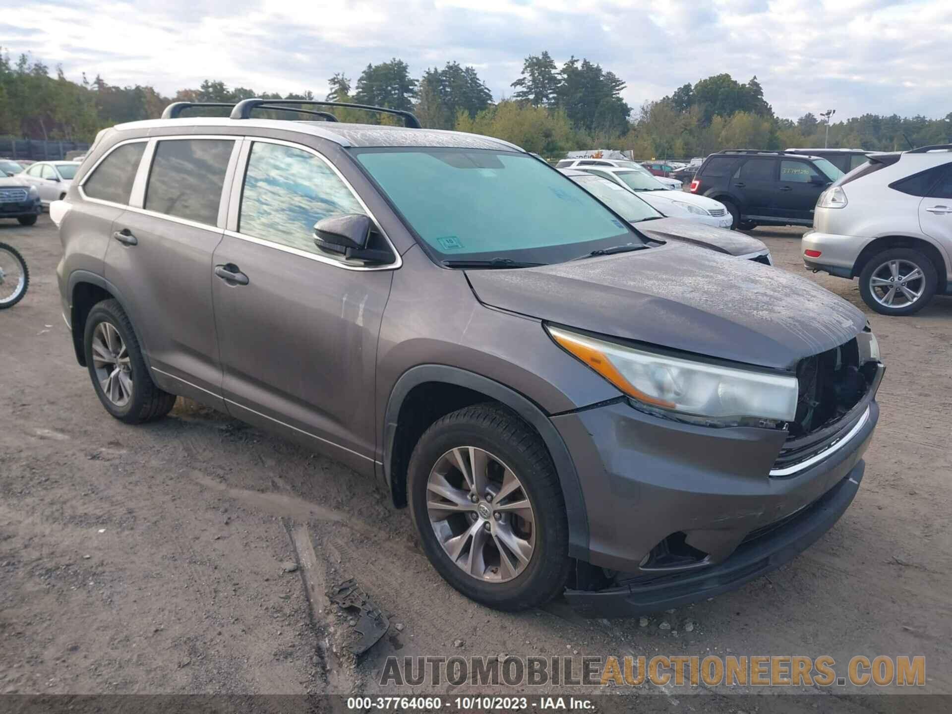 5TDJKRFH1FS189439 TOYOTA HIGHLANDER 2015