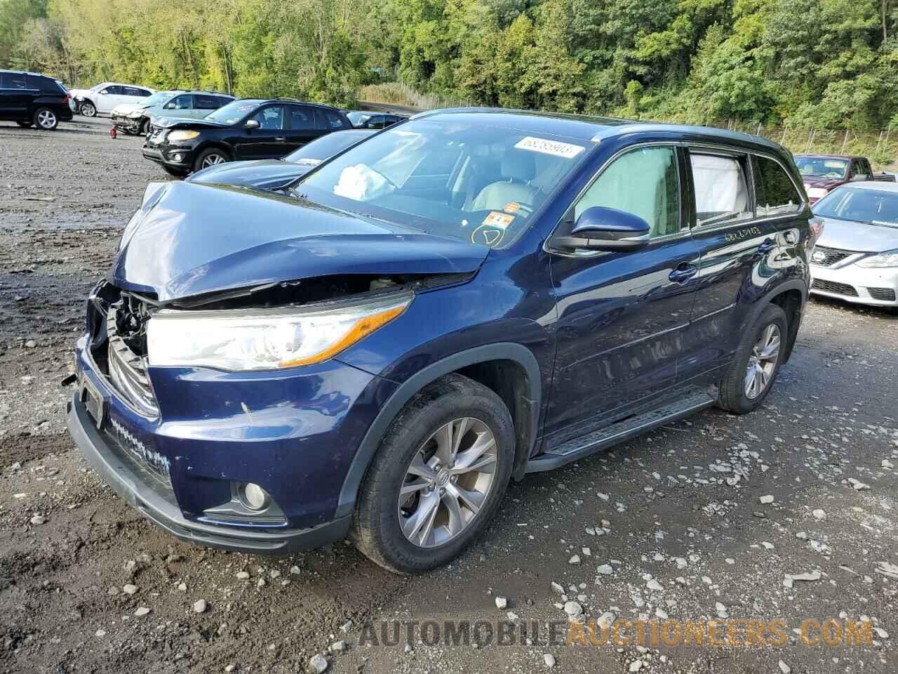 5TDJKRFH1FS191739 TOYOTA HIGHLANDER 2015