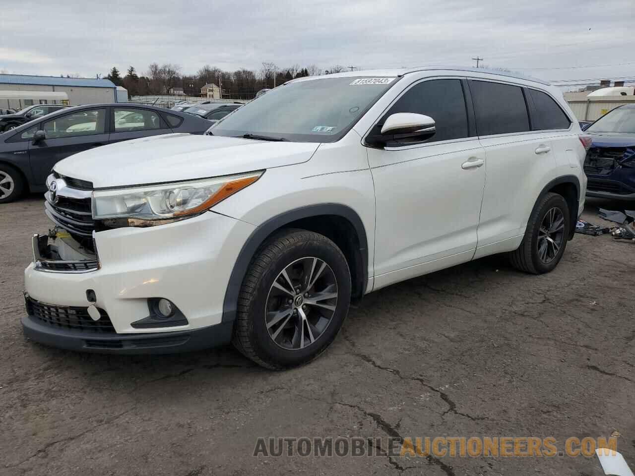 5TDJKRFH1GS239936 TOYOTA HIGHLANDER 2016