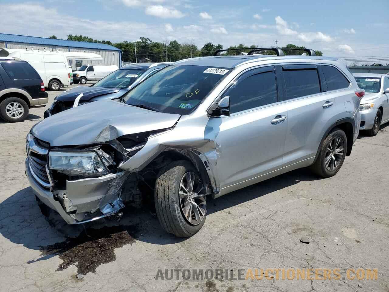 5TDJKRFH1GS248264 TOYOTA HIGHLANDER 2016