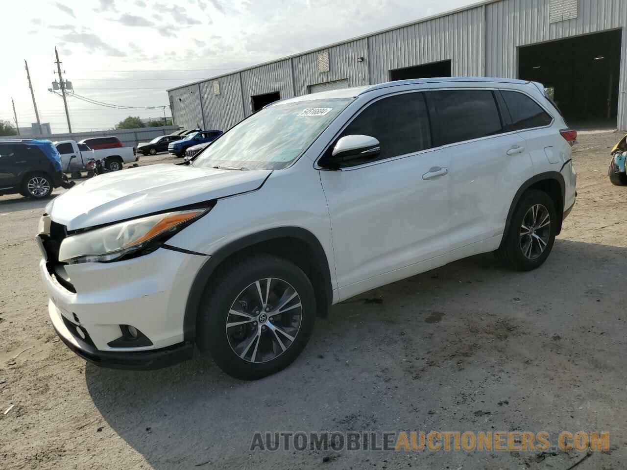 5TDJKRFH1GS254212 TOYOTA HIGHLANDER 2016