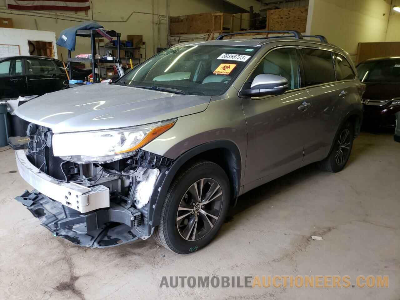 5TDJKRFH1GS275545 TOYOTA HIGHLANDER 2016