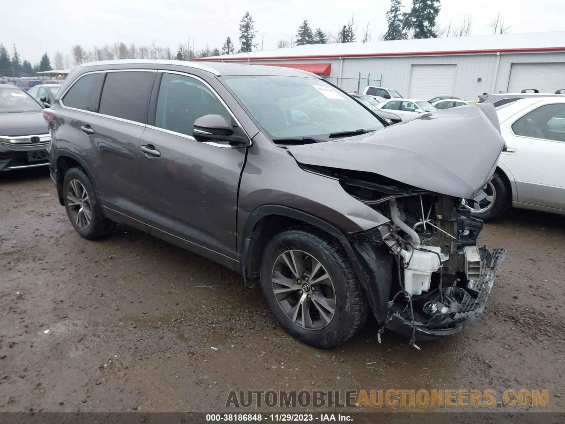 5TDJKRFH1GS284312 TOYOTA HIGHLANDER 2016