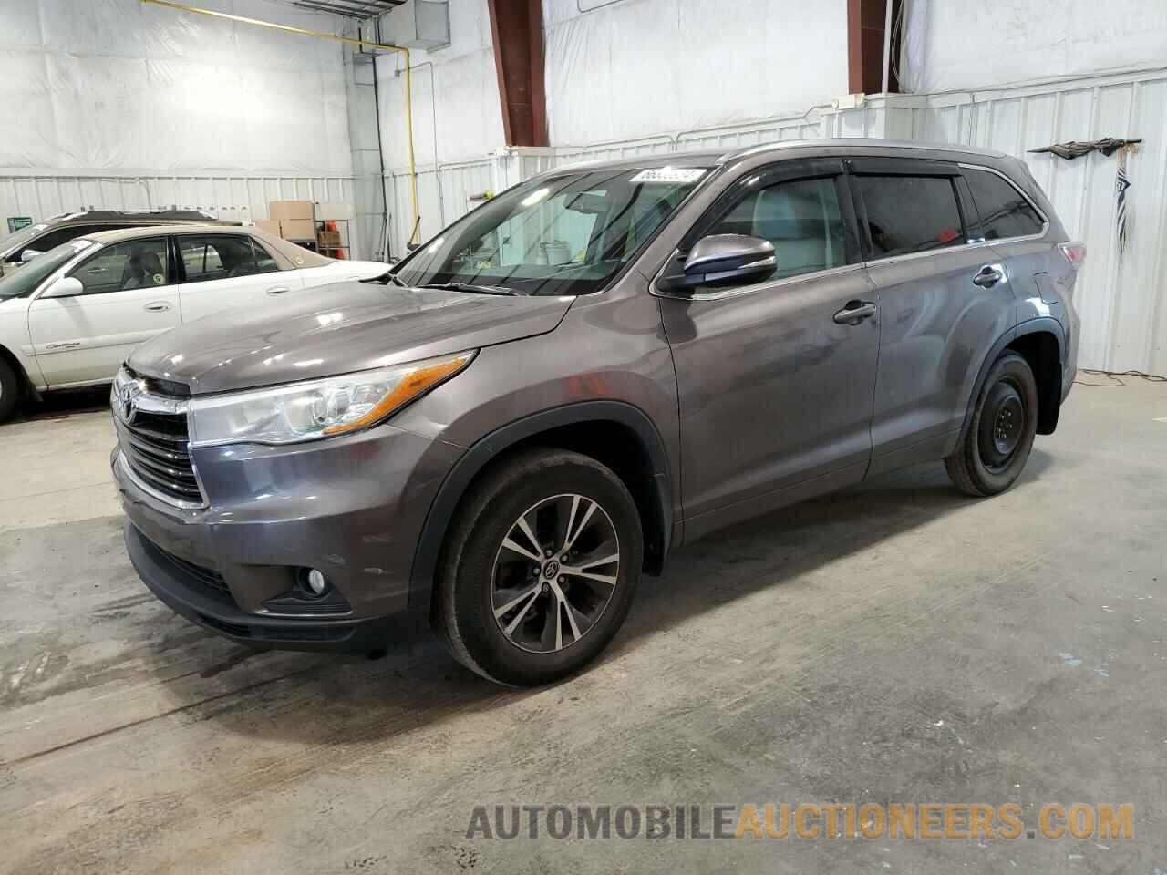 5TDJKRFH1GS304543 TOYOTA HIGHLANDER 2016