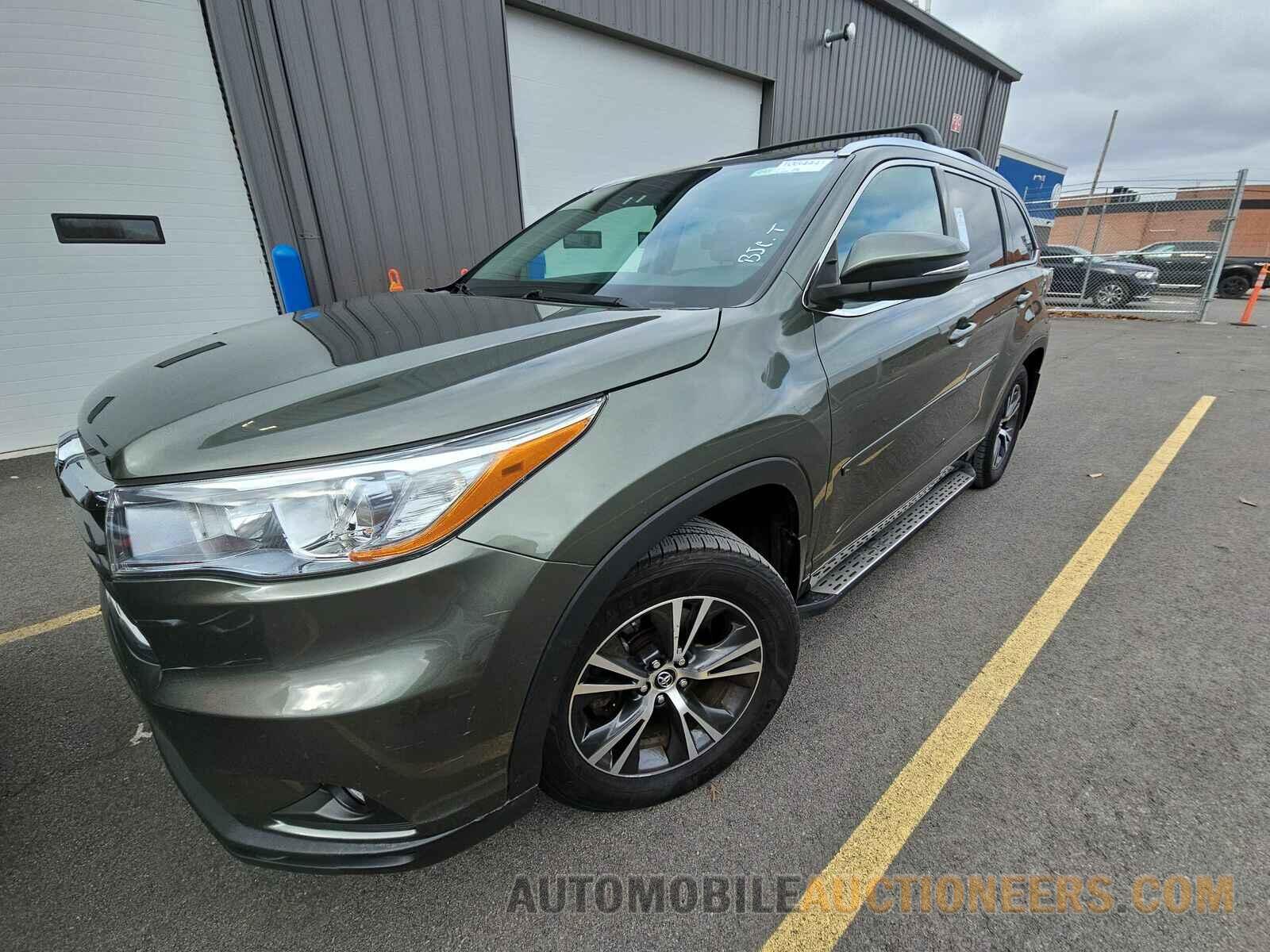 5TDJKRFH1GS315140 Toyota Highlander 2016