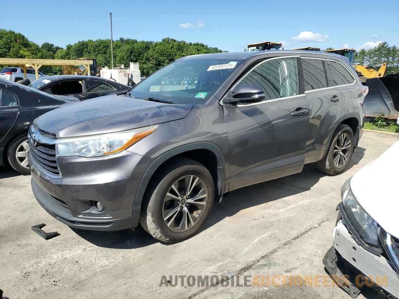 5TDJKRFH1GS317048 TOYOTA HIGHLANDER 2016