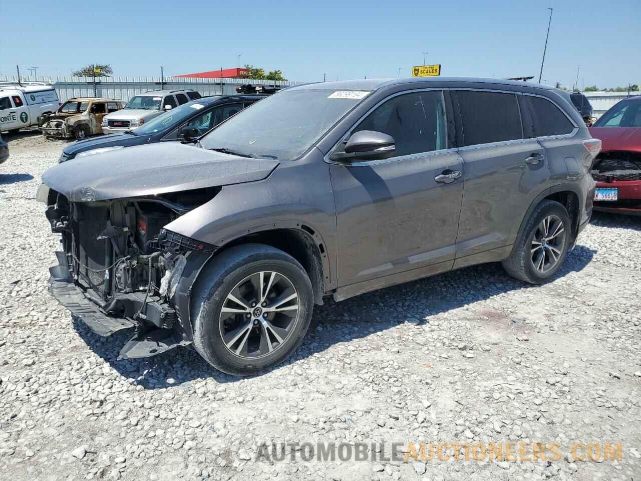 5TDJKRFH1GS342841 TOYOTA HIGHLANDER 2016