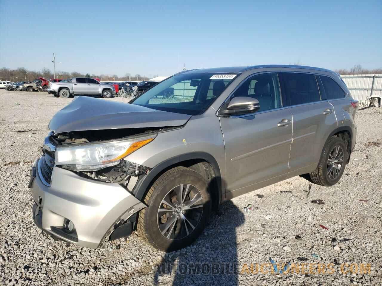 5TDJKRFH1GS347120 TOYOTA HIGHLANDER 2016