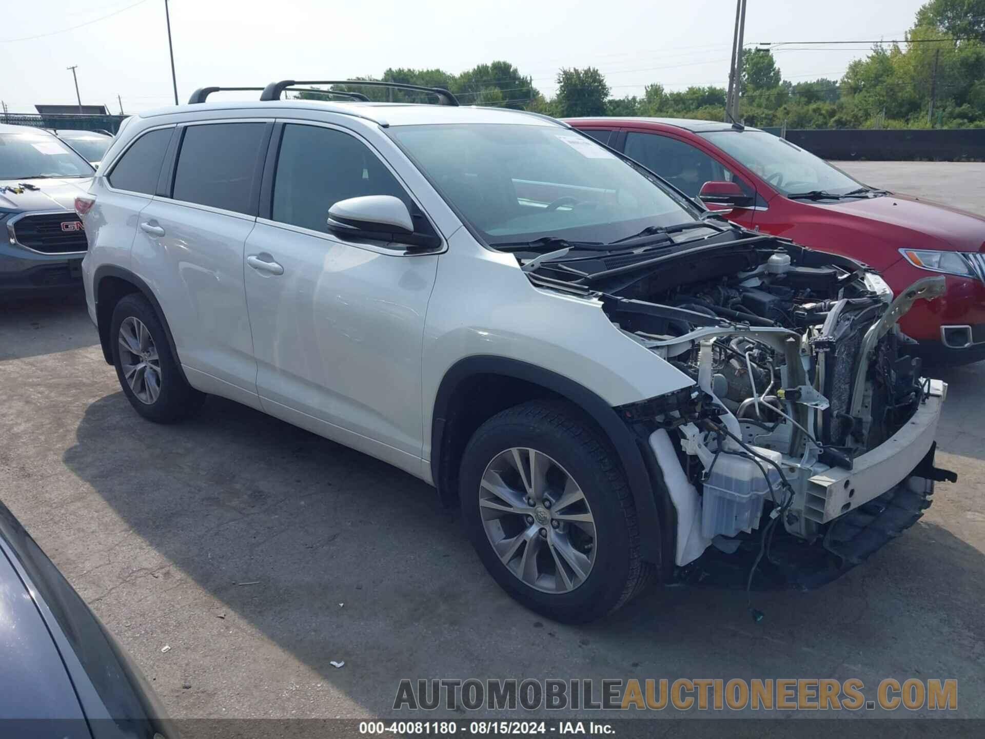 5TDJKRFH2FS108531 TOYOTA HIGHLANDER 2015