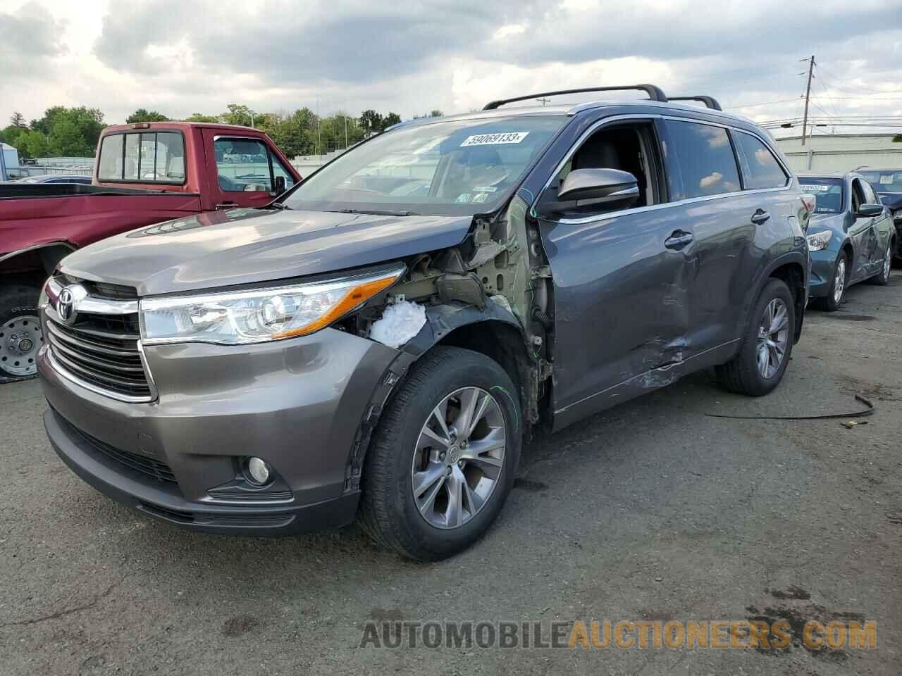 5TDJKRFH2FS149483 TOYOTA HIGHLANDER 2015