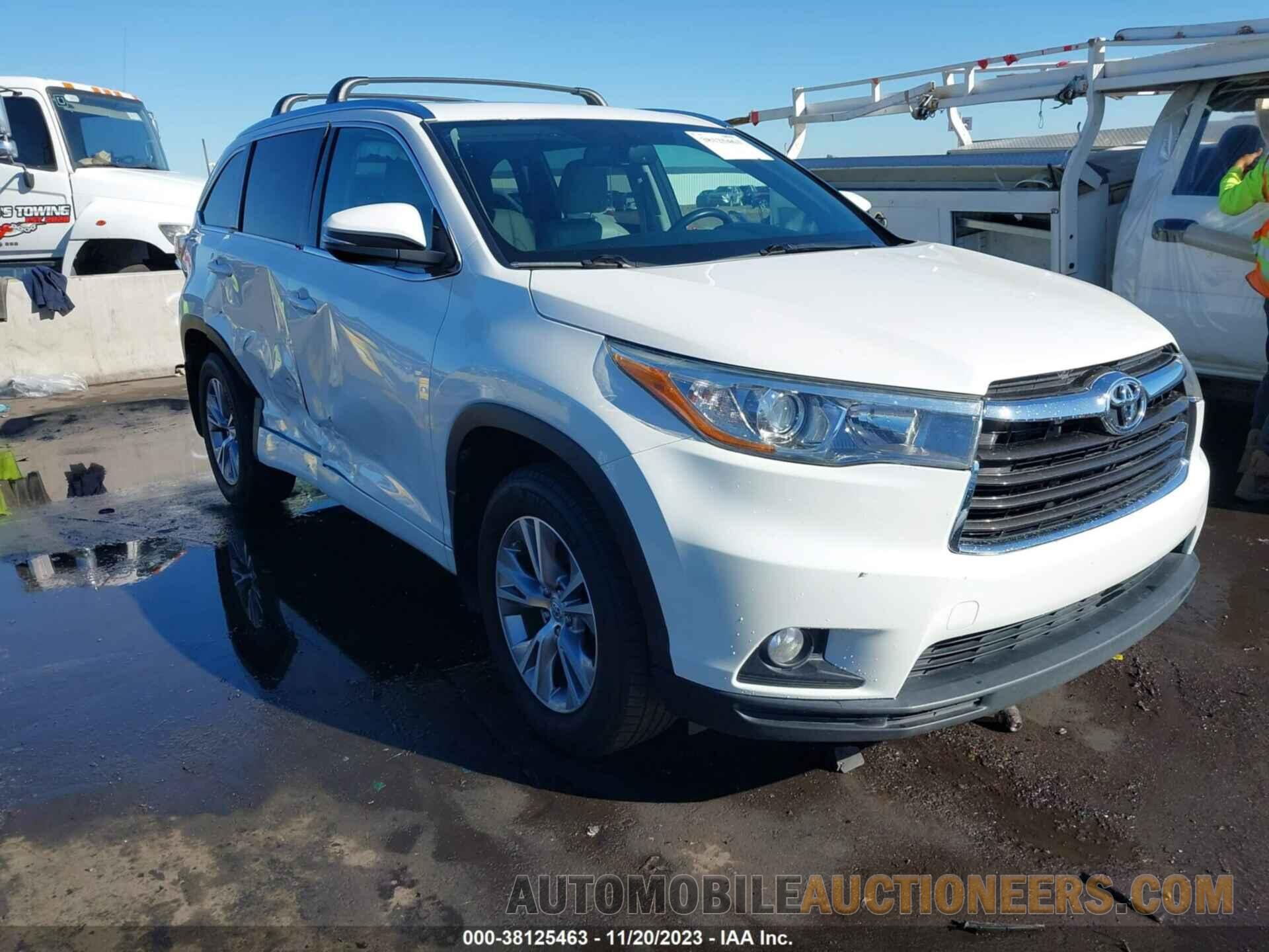 5TDJKRFH2FS155848 TOYOTA HIGHLANDER 2015