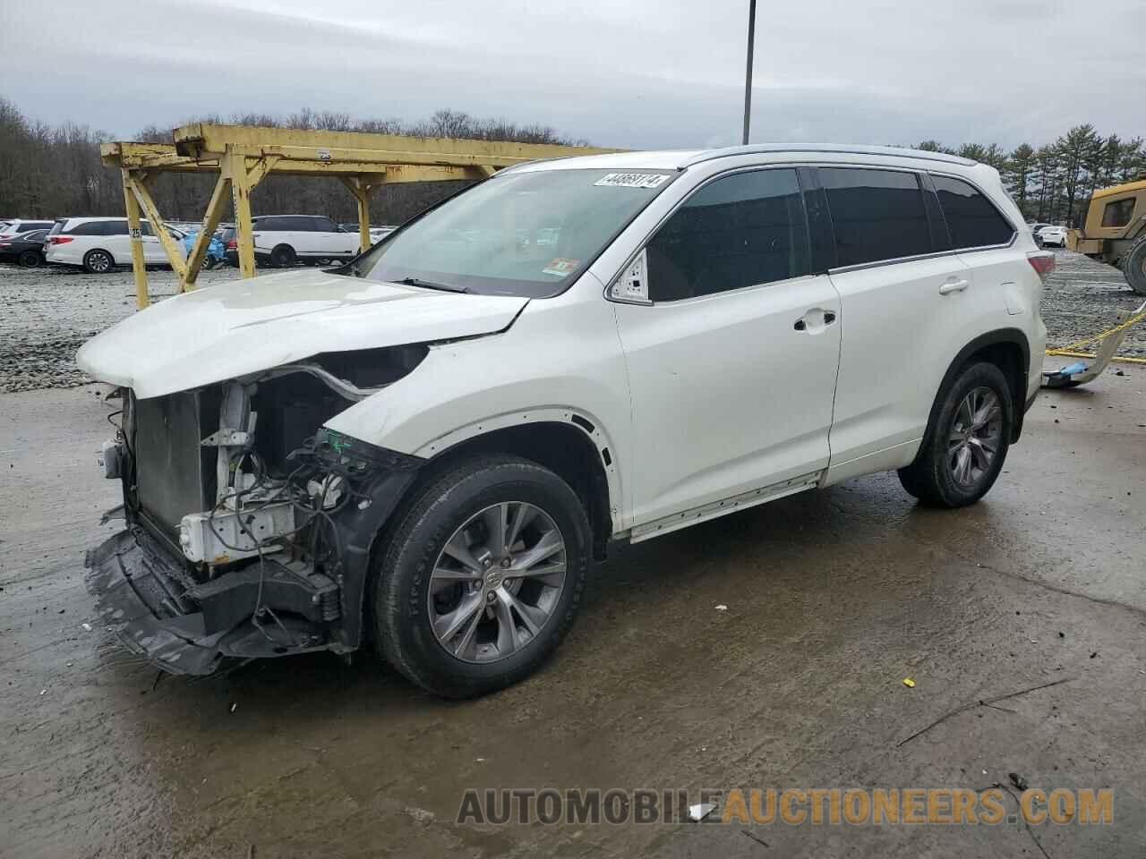 5TDJKRFH2FS162296 TOYOTA HIGHLANDER 2015