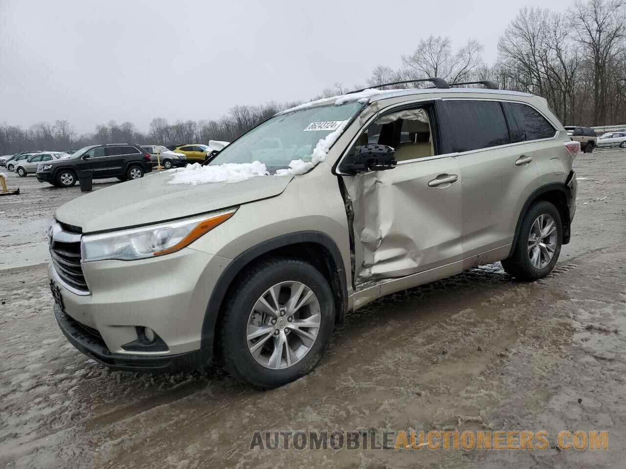 5TDJKRFH2FS168647 TOYOTA HIGHLANDER 2015