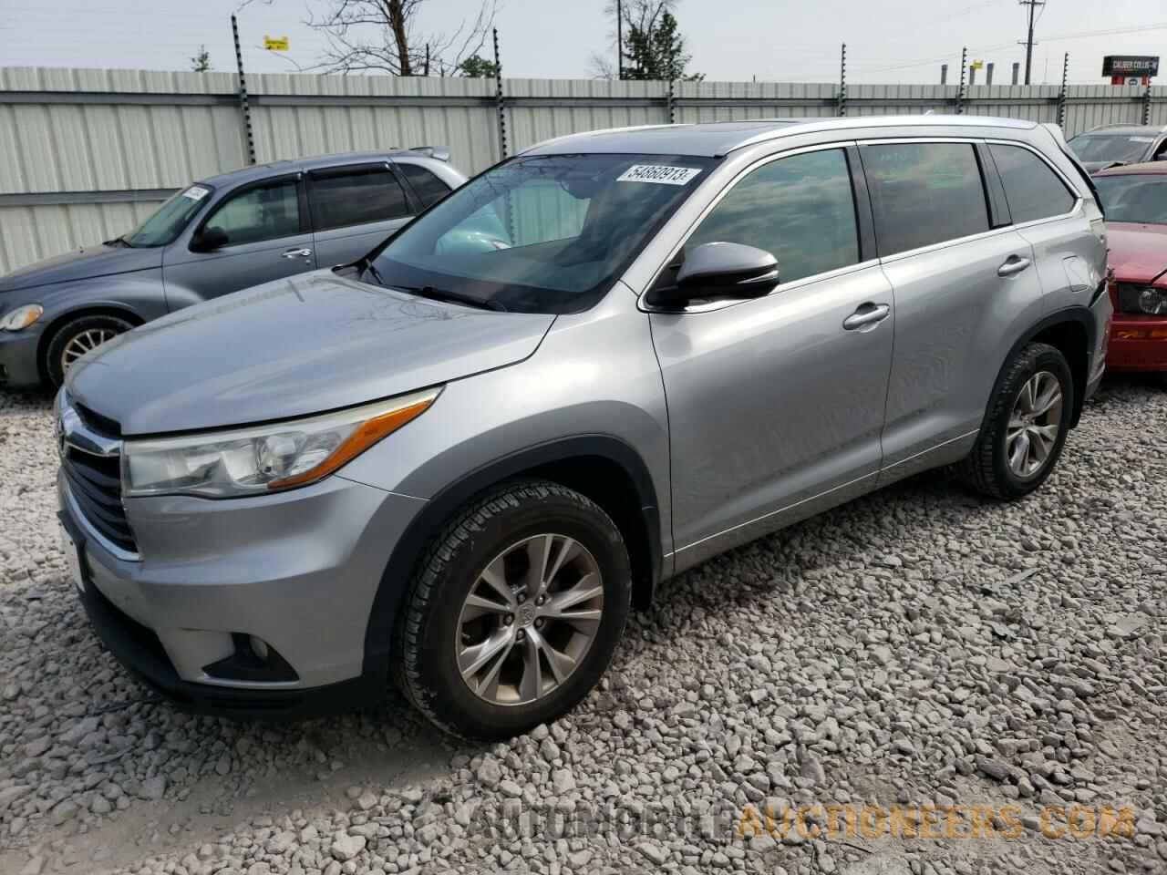 5TDJKRFH2FS188185 TOYOTA HIGHLANDER 2015