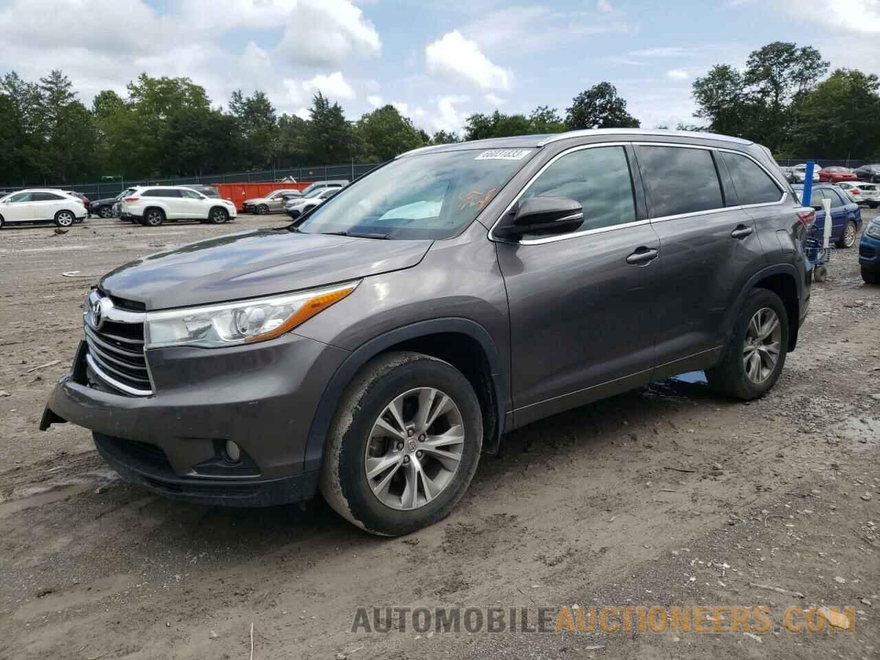 5TDJKRFH2FS200951 TOYOTA HIGHLANDER 2015