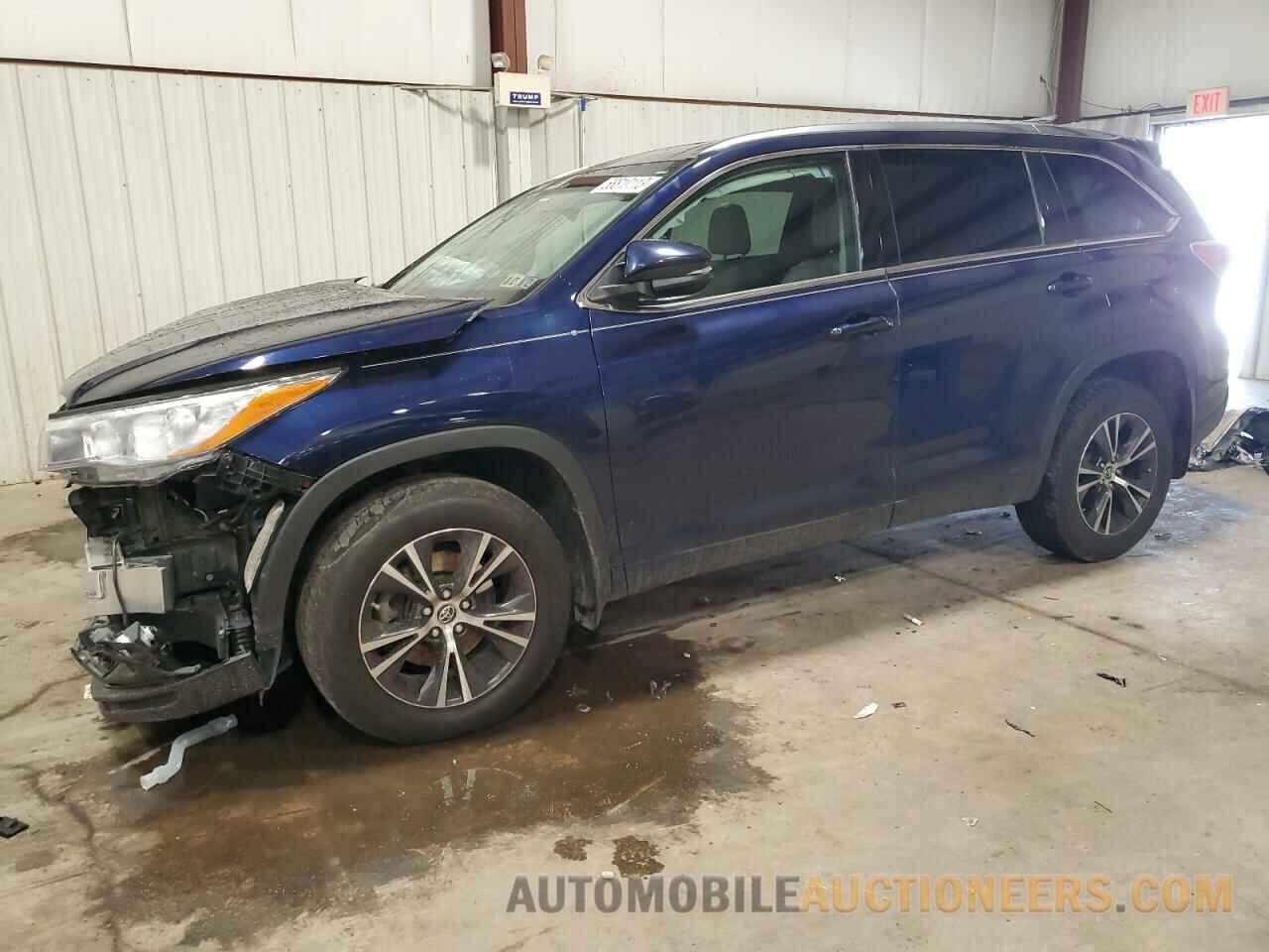 5TDJKRFH2GS226791 TOYOTA HIGHLANDER 2016