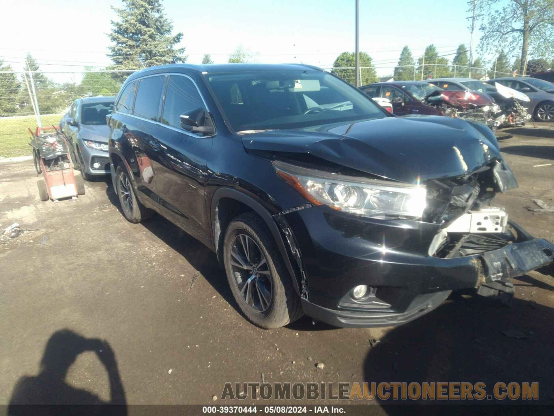 5TDJKRFH2GS253621 TOYOTA HIGHLANDER 2016