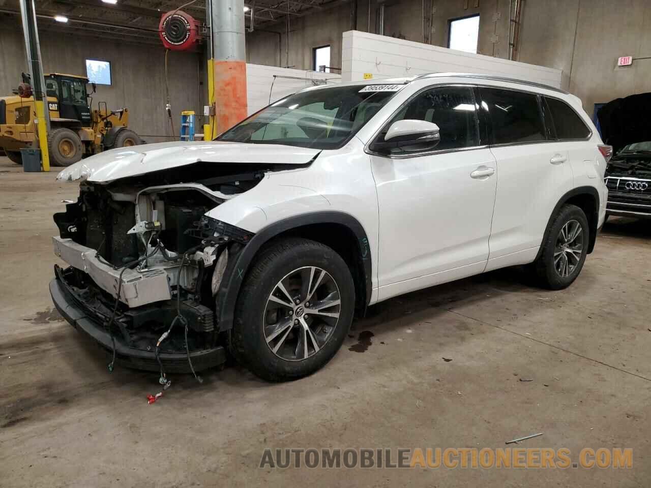 5TDJKRFH2GS265283 TOYOTA HIGHLANDER 2016