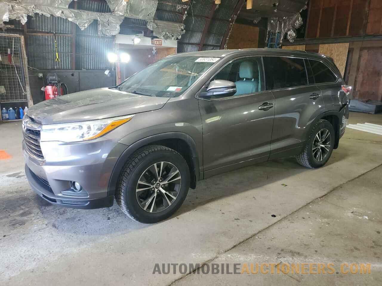 5TDJKRFH2GS299210 TOYOTA HIGHLANDER 2016