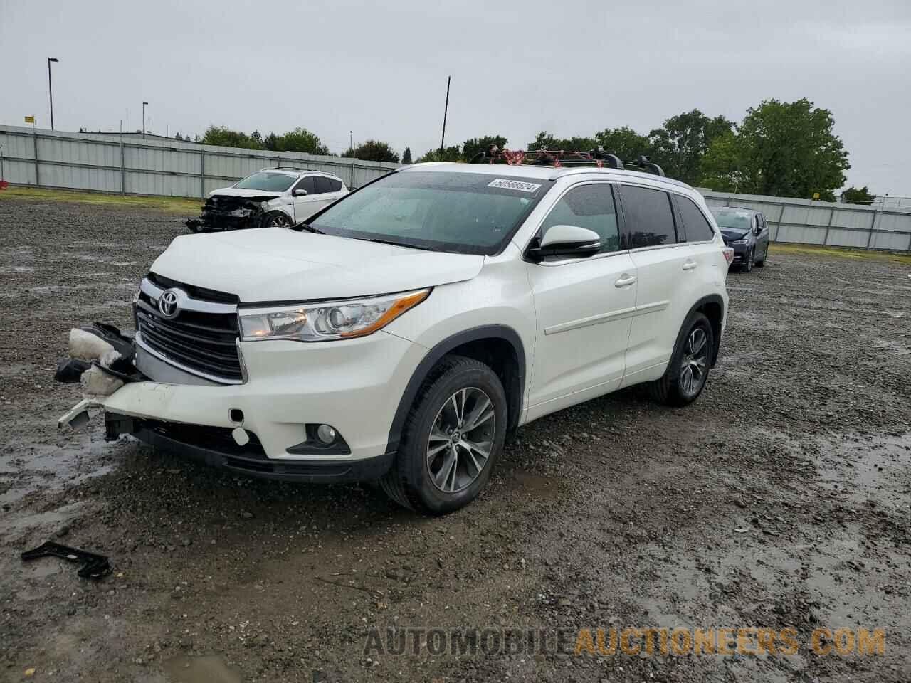 5TDJKRFH2GS330200 TOYOTA HIGHLANDER 2016